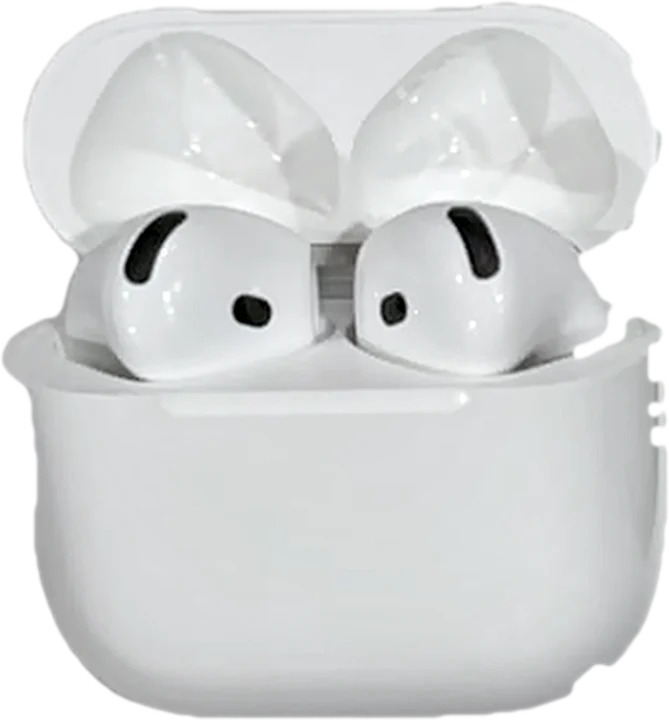 CarveBuds Blanc: earbuds in their case