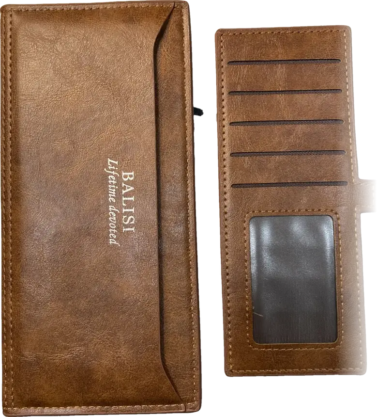 BALISI Long Wallet with Card Holder: the set