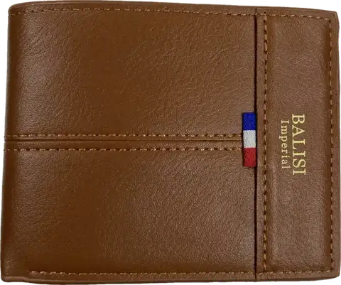 BALISI Tricolour Stripe Bifold Wallet, bifold wallet